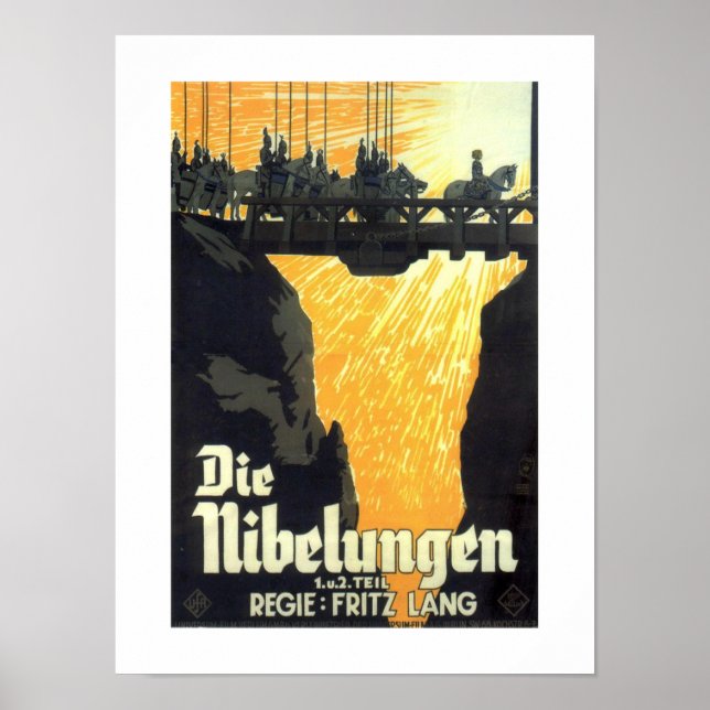 Poster Filme Die Nibelungen Opera 1924 (Frente)
