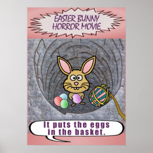 Póster Filme Engraçado de Horror Cony