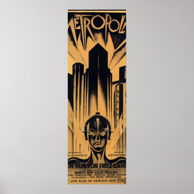 Poster Filme Metropolis Fritz Lang (Frente)