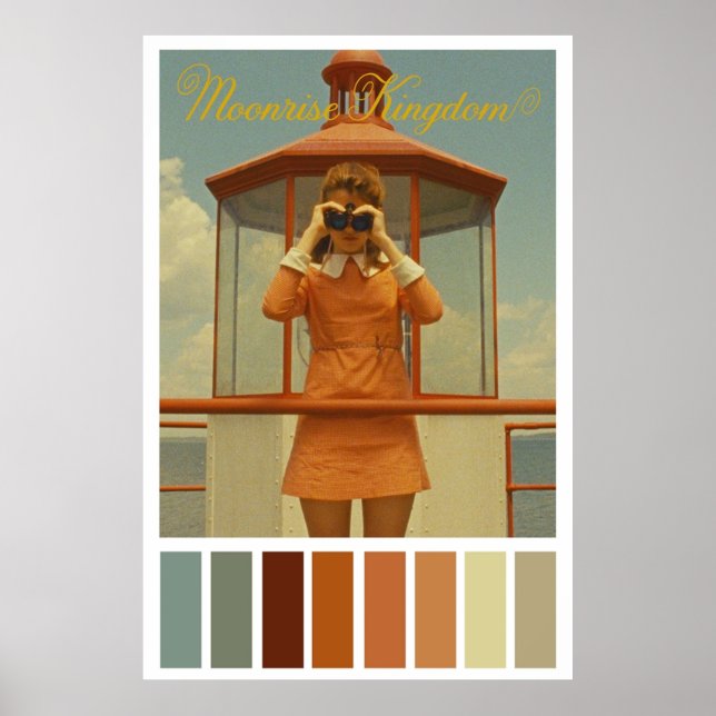 Poster Filme Moonrise Kingdom (Frente)