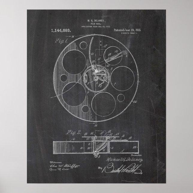Poster Filme Reel Patent (Frente)