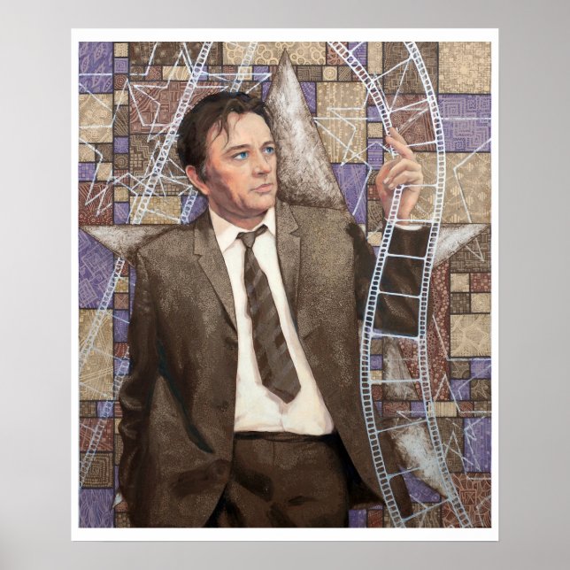 Póster Filme Star Ator Antiga de Hollywood retrato de art (Frente)