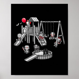 Poster Filmes de terror de fantasia incrível do Halloween