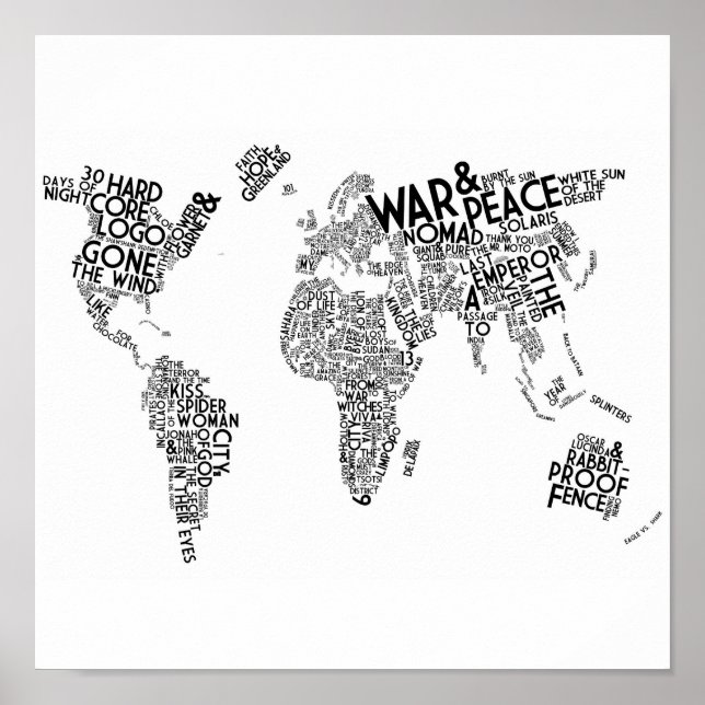 Póster Filmes do mundo (Frente)