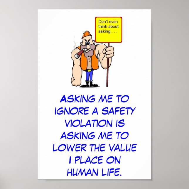 Póster Filosofia de segurança (Frente)