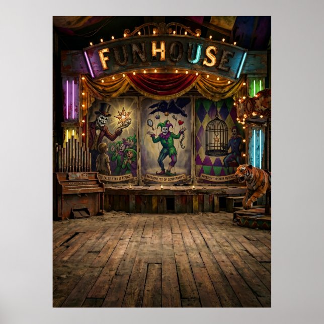 Poster Filosofia do Carnaval Sombrio  (Frente)