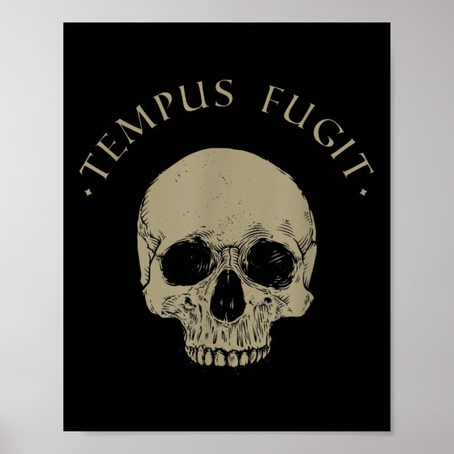 Poster Filosofia Estática Tempus Fingente Estoicismo (Frente)
