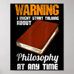 Poster Filosofia Filósofo Pensador Freethinker Filosofo