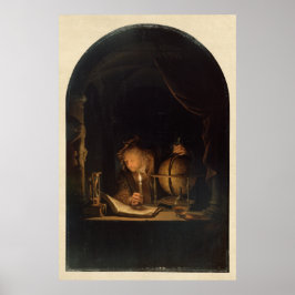 Poster Filósofo Alquimista Medieval