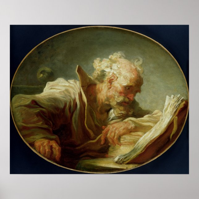 Póster Filósofo, c.1764 (Frente)