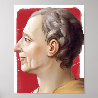 Poster Filósofo francês Montesquieu
