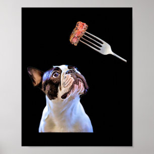 Poster Filtro de Cartoon de Buldogue Francês Cão Jante