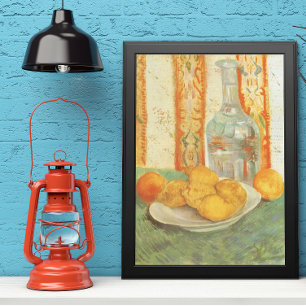Póster Filtro e limões em uma placa por Vincent van Gogh