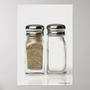 Poster Fim-acima de um sal e de um abanador 2 da pimenta