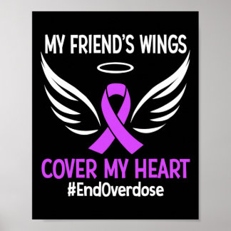 Poster Fim da Overdose Asas da Minha Amiga Cobrem Meu Cor