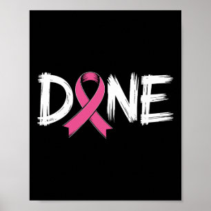 Poster Fim Da Quimio No Dia Passado, Sobrevivente Brea