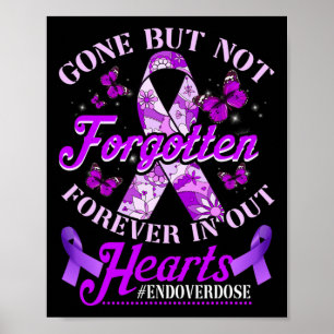 Poster Fim da Sobredose de um Ente Querido Memorial Lembr