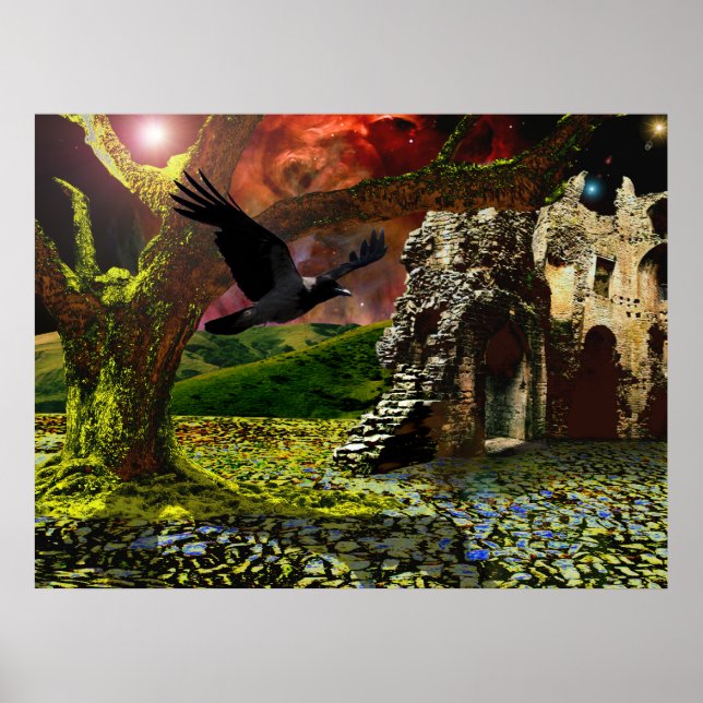 Póster Fim de dias. A última árvore. (Frente)