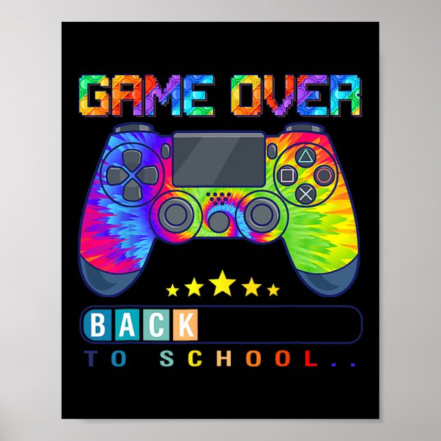 Poster Fim de Jogo Volta à Escola Diversão Crianças Prime (Frente)