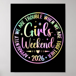 Poster Fim de semana das meninas 2026 férias de verão gru