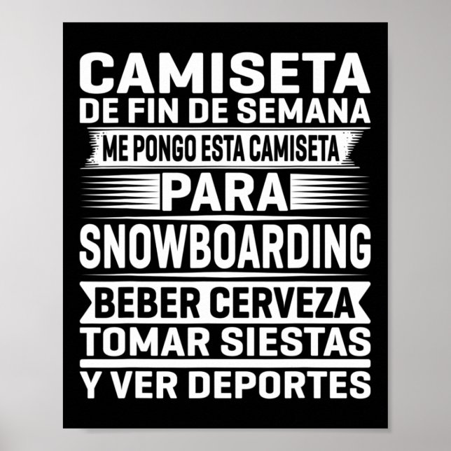 Poster Fim de Semana de Neve (Frente)
