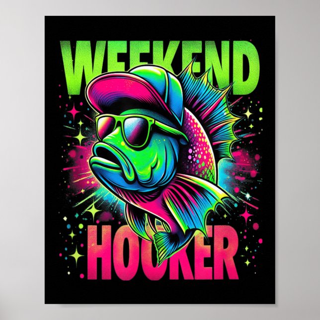 Poster Fim De Semana No Fim De Semana Piada De Pesca Dive (Frente)