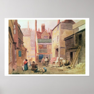 Poster Fim de St Bartholomew, Smithfield, Londres, 1850