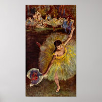 Fim de um árabe por Edgar Degas, Balé de Vintage