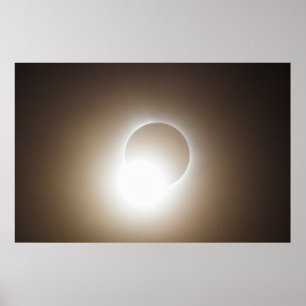 Poster Fim de um Eclipse Solar Total
