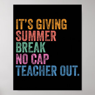 Poster Fim do Ano Letivo Férias de Verão Sem Limites