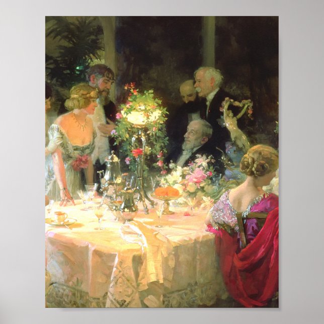 Poster Final Da Janta De 1913, Apresentada Por Jules Alex (Frente)