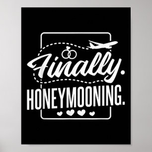 Poster Finalmente A Caçada De Honeymoon, Casal Recém-Casa