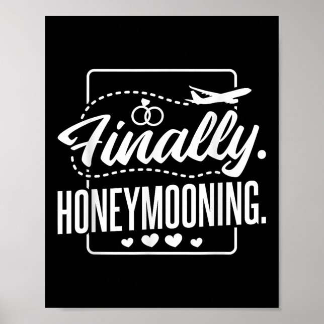 Poster Finalmente A Caçada De Honeymoon, Casal Recém-Casa (Frente)