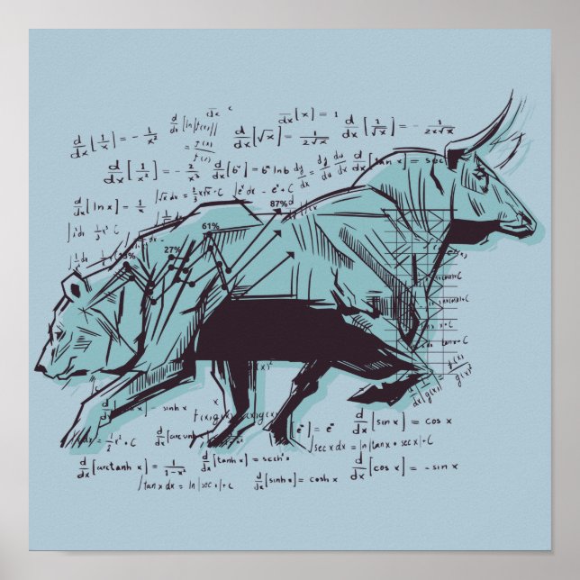 Poster Finanças na Análise do Mercado de Ações (Frente)