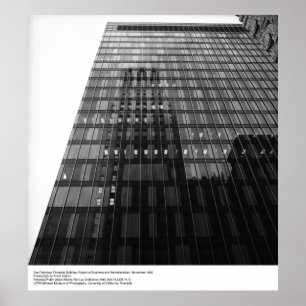 Póster Financial Building 1966, por Ansel Adams