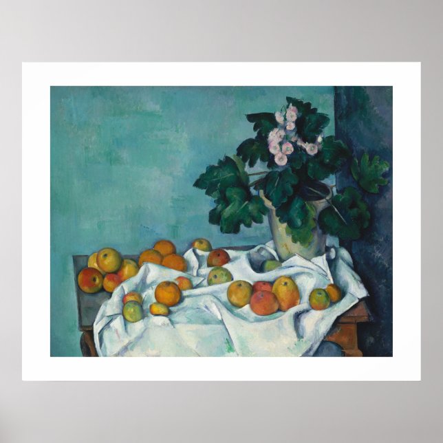 Poster Fine Art Painting Paul Cezanne Still Life (Frente)