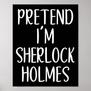 Poster Fingir que sou Sherlock Holmes Fácil Figurino Hall