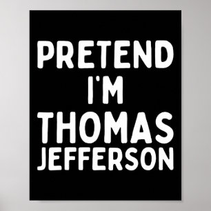 Poster Fingir que sou Thomas Jefferson, Diversão do Hallo
