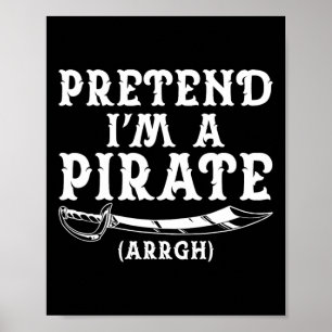 Poster Fingir que sou um pirata no festival de fantasia d