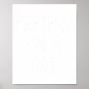 Poster Fingir que sou um Rato de Festas de Ratos