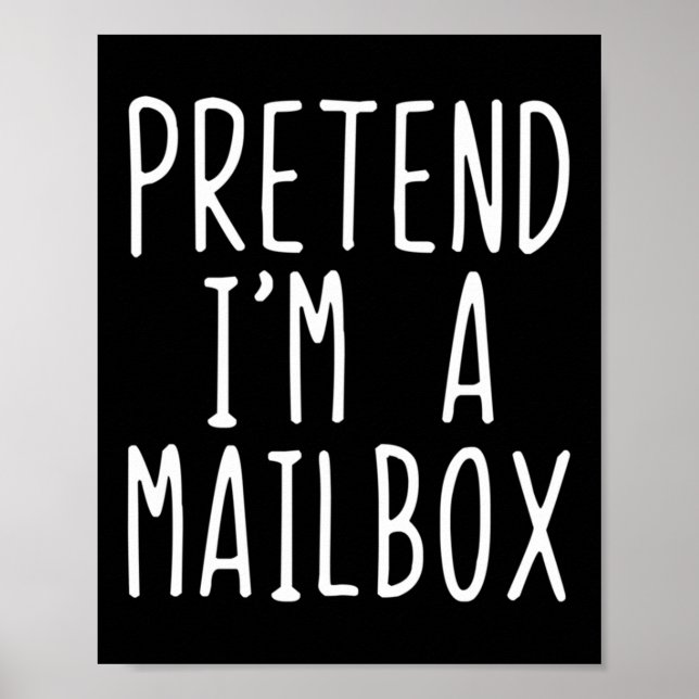 Poster Fingir que sou uma caixa de correio... e-mail preg (Frente)