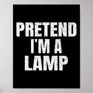 Poster Fingir que sou uma família Lamp Grupo preguiçoso e