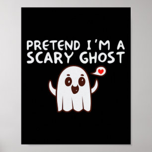 Poster Fingir que sou uma fantasia assustadora de Hallowe