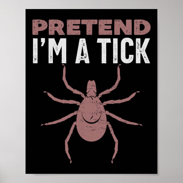 Poster Fingir que sou uma fantasia de Dia das Bruxas (Frente)