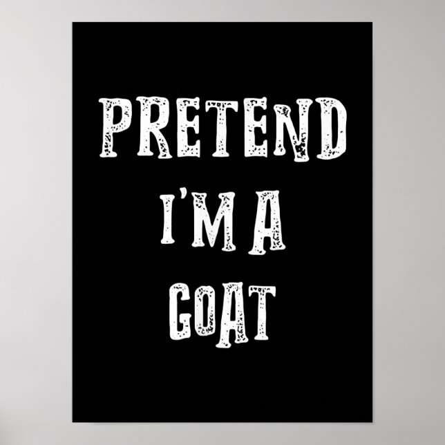 Poster Fingir que sou uma fantasia de Dia das Bruxas (Frente)