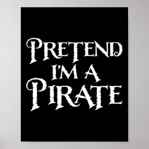 Poster Fingir que sou uma fantasia de Dia de as Bruxas en