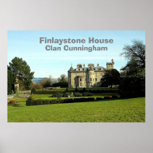 Poster Finlaystone House - Clan Cunningham