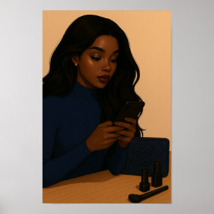 Poster fino e ocupado