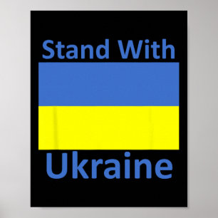 Poster Fique ao Lado da Ucrânia