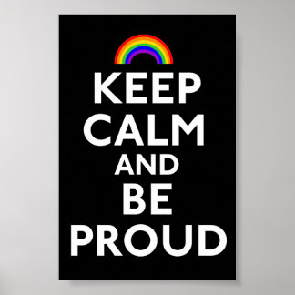 Poster Fique calmo e orgulhoso